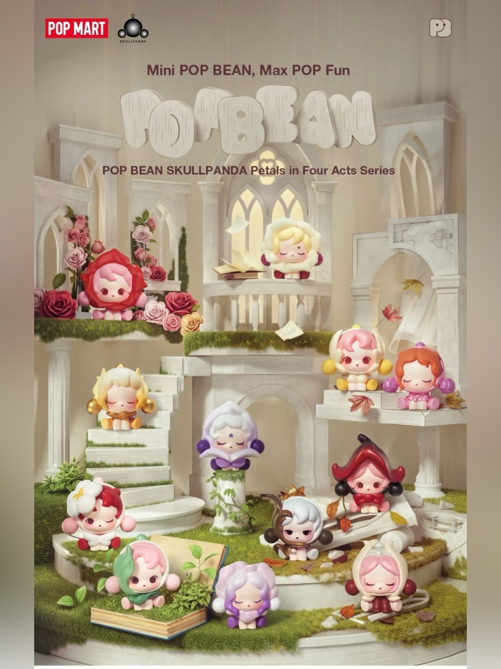 Skullpanda Petals in Four Acts Pop Bean Singles